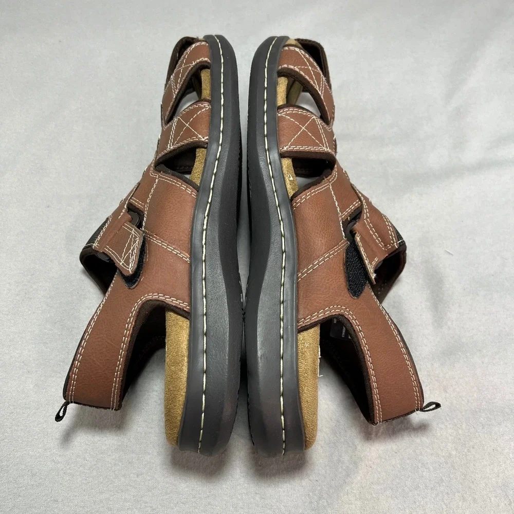 Dockers Searose Fisherman Sandals Rust Brown Memory Foam‎ Casual Gorpcore 13 M